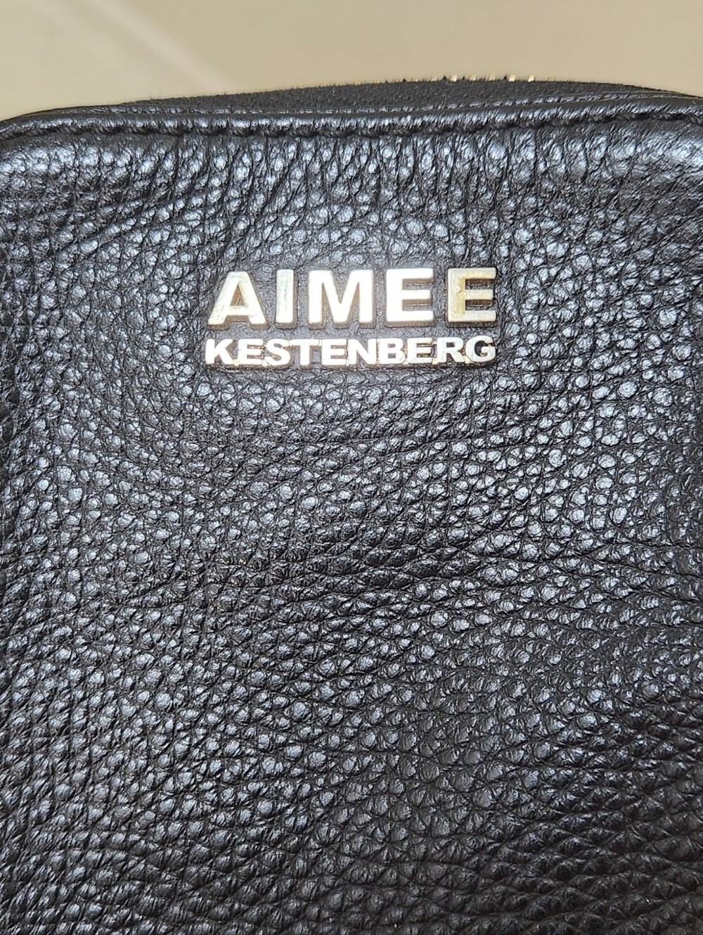 AIMEE KESTENBERG Leather Black Crossbody Adjustable Strap Bag - Picture 3 of 8